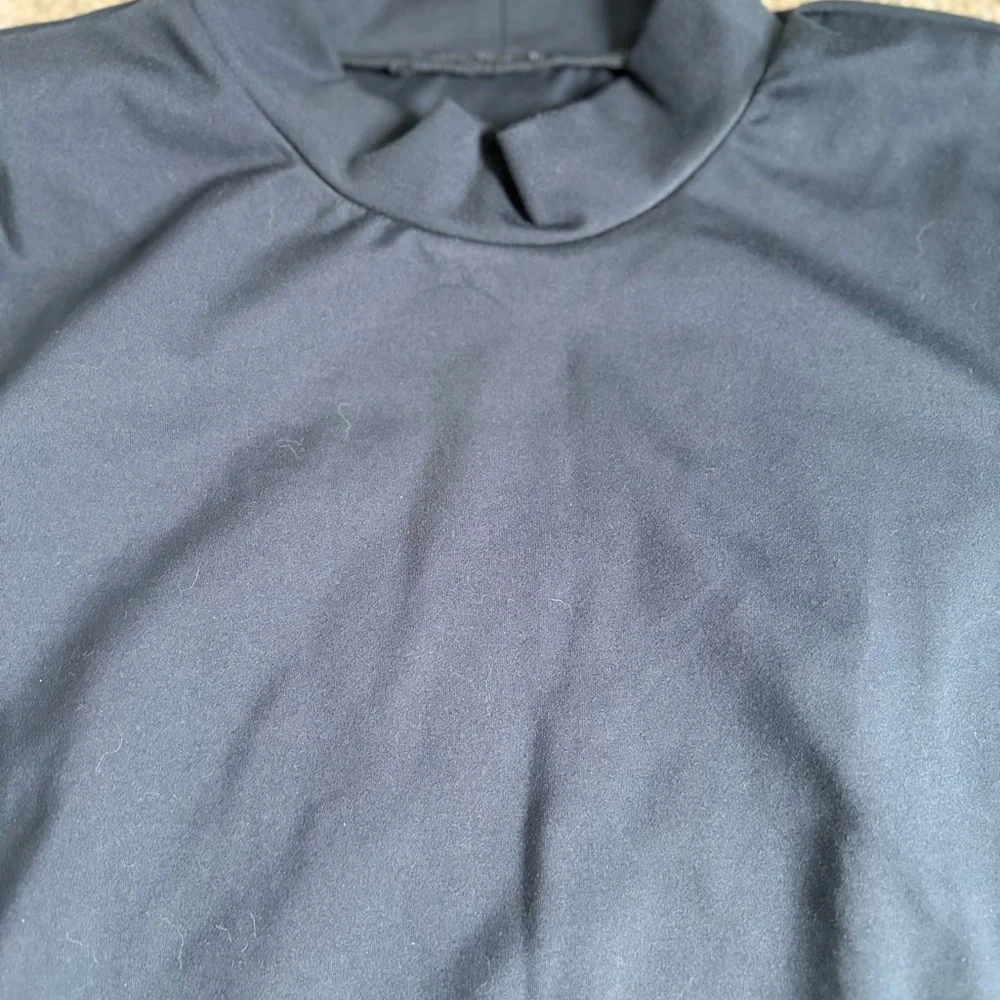 Senita Athletics Navy Long Sleeve Mock Neck Top - Picture 6 of 6